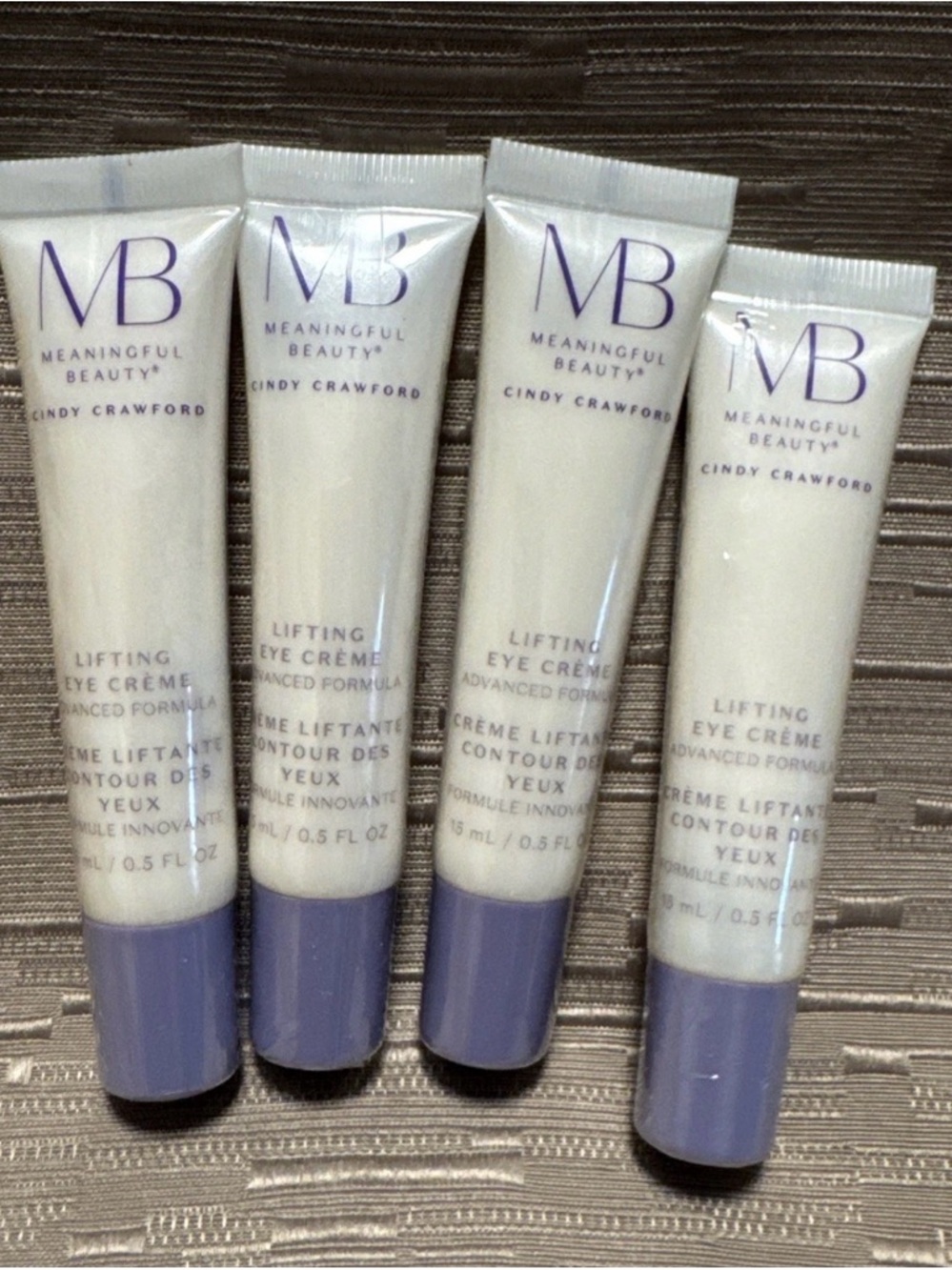 LOT OF 4 Meaningful Beauty Lifting Eye Creme Cream Advanced Formula .5 oz each